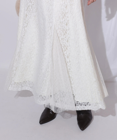 Rirandture(リランドチュール) |2WAYアンゴラニット×レーススカートセット