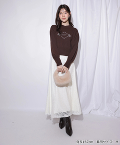 Rirandture(リランドチュール) |2WAYアンゴラニット×レーススカートセット