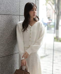 Rirandture(リランドチュール) |2WAYアンゴラニット×レーススカートセット