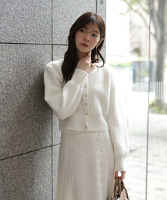 Rirandture(リランドチュール) |2WAYアンゴラニット×レーススカートセット