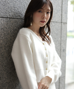 Rirandture(リランドチュール) |2WAYアンゴラニット×レーススカートセット