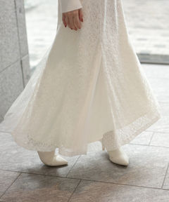 Rirandture(リランドチュール) |2WAYアンゴラニット×レーススカートセット