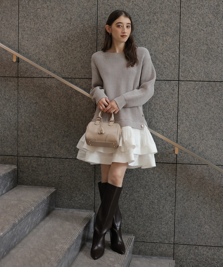 Rirandture(リランドチュール) |ティアードドッキングチュニックワンピース