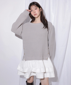 Rirandture(リランドチュール) |ティアードドッキングチュニックワンピース