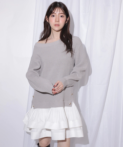 Rirandture(リランドチュール) |ティアードドッキングチュニックワンピース