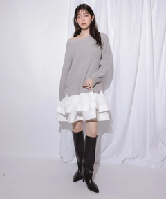 Rirandture(リランドチュール) |ティアードドッキングチュニックワンピース