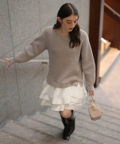 Rirandture(リランドチュール) |ティアードドッキングチュニックワンピース