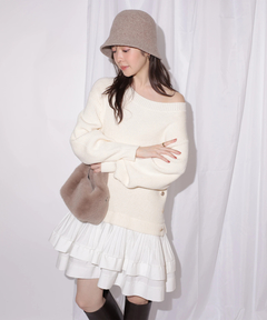 Rirandture(リランドチュール) |ティアードドッキングチュニックワンピース