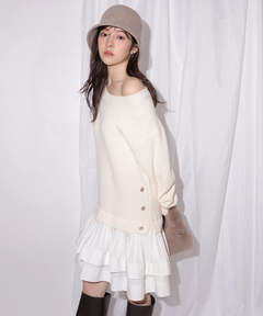 Rirandture(リランドチュール) |ティアードドッキングチュニックワンピース