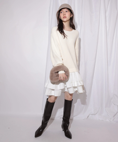 Rirandture(リランドチュール) |ティアードドッキングチュニックワンピース