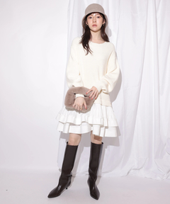 Rirandture(リランドチュール) |ティアードドッキングチュニックワンピース