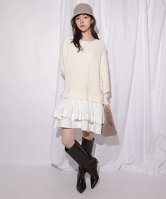 Rirandture(リランドチュール) |ティアードドッキングチュニックワンピース