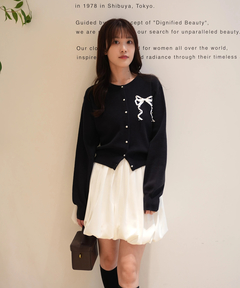 Rirandture(リランドチュール) |リボンテープ刺繍カーディガン