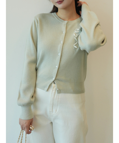 Rirandture(リランドチュール) |リボンテープ刺繍カーディガン