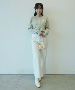 Rirandture(リランドチュール) |リボンテープ刺繍カーディガン