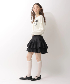 Rirandture(リランドチュール) |リボンテープ刺繍カーディガン