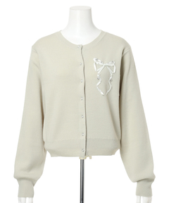 Rirandture(リランドチュール) |リボンテープ刺繍カーディガン