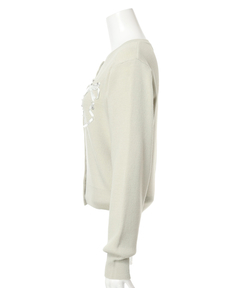 Rirandture(リランドチュール) |リボンテープ刺繍カーディガン