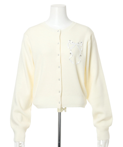 Rirandture(リランドチュール) |リボンテープ刺繍カーディガン