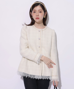 Rirandture(リランドチュール) |ツィードペプラムジャケット