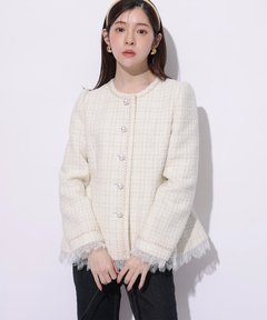 Rirandture(リランドチュール) |ツィードペプラムジャケット