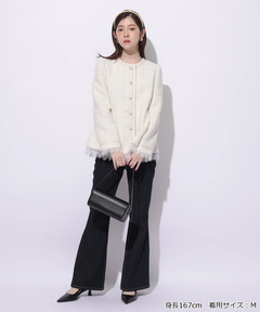 Rirandture(リランドチュール) |ツィードペプラムジャケット