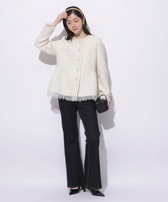 Rirandture(リランドチュール) |ツィードペプラムジャケット