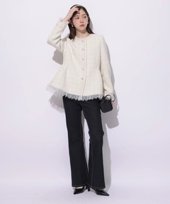 Rirandture(リランドチュール) |ツィードペプラムジャケット