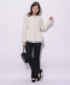 Rirandture(リランドチュール) |ツィードペプラムジャケット