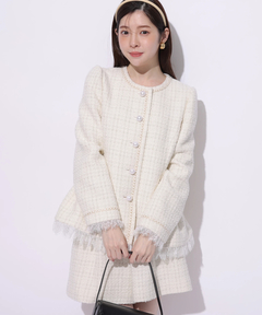 Rirandture(リランドチュール) |ツィードペプラムジャケット