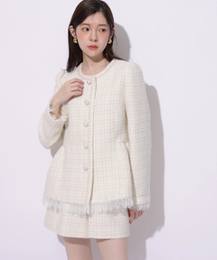 Rirandture(リランドチュール) |ツィードペプラムジャケット