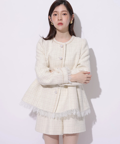 Rirandture(リランドチュール) |ツィードペプラムジャケット