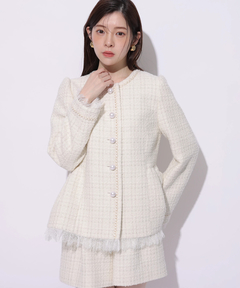 Rirandture(リランドチュール) |ツィードペプラムジャケット