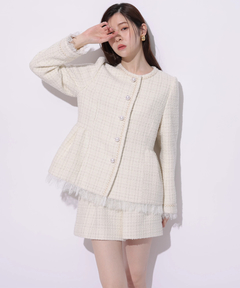 Rirandture(リランドチュール) |ツィードペプラムジャケット