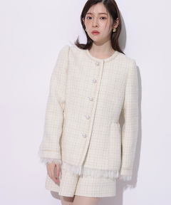 Rirandture(リランドチュール) |ツィードペプラムジャケット