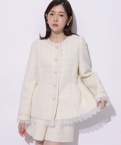 Rirandture(リランドチュール) |ツィードペプラムジャケット