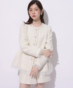 Rirandture(リランドチュール) |ツィードペプラムジャケット