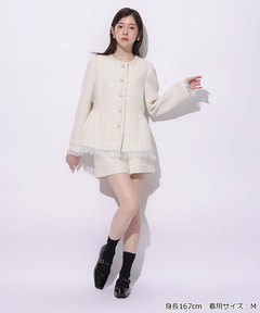 Rirandture(リランドチュール) |ツィードペプラムジャケット