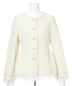 Rirandture(リランドチュール) |ツィードペプラムジャケット