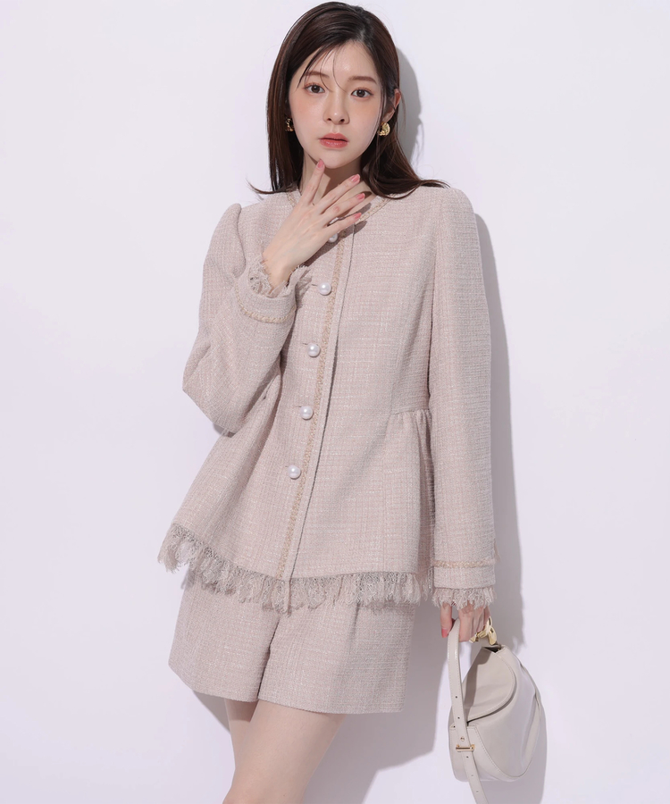 ツィードペプラムジャケット | ジャケット | Rirandture（リランド