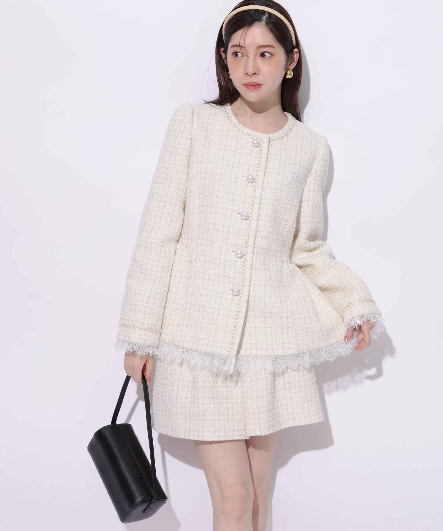 ツィードハイウエストショートパンツ | パンツ | Rirandture（リランド