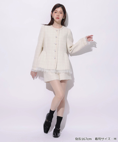 Rirandture(リランドチュール) |ツィードハイウエストショートパンツ
