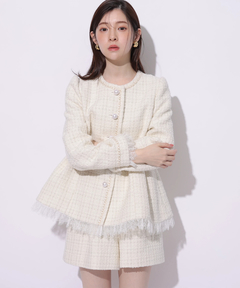 Rirandture(リランドチュール) |ツィードハイウエストショートパンツ