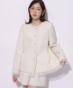 Rirandture(リランドチュール) |ツィードハイウエストショートパンツ