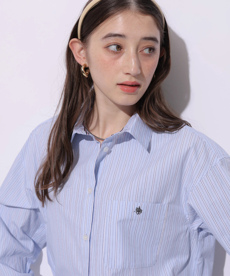 rirandtureシャツ POLO BCSコラボ〉オーバーサイズシャツ | シャツ・ブラウス