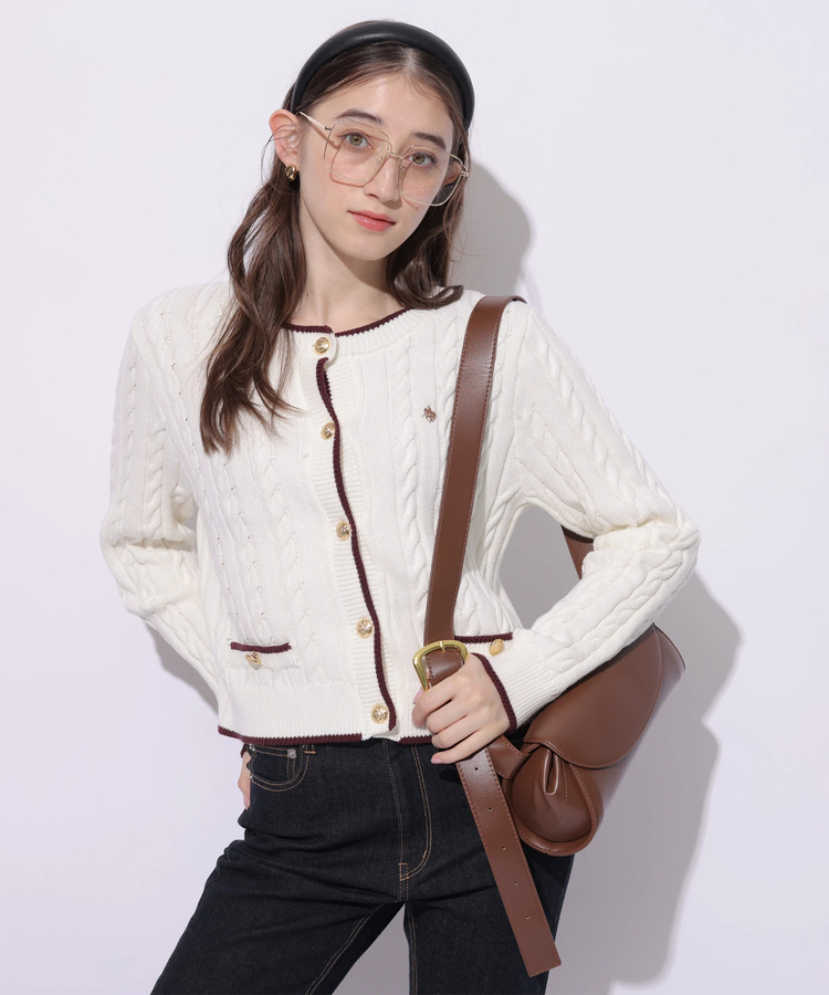 POLO BCSコラボ〉ケーブルニットジャケット | カーデ | Rirandture（リ