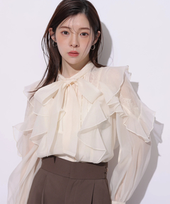 ドットラッフルブラウス | シャツ・ブラウス | Rirandture（リランド