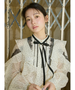 MARIEBELLEコラボ〉Ribbon Knit Jacket | カーデ | Rirandture（リ