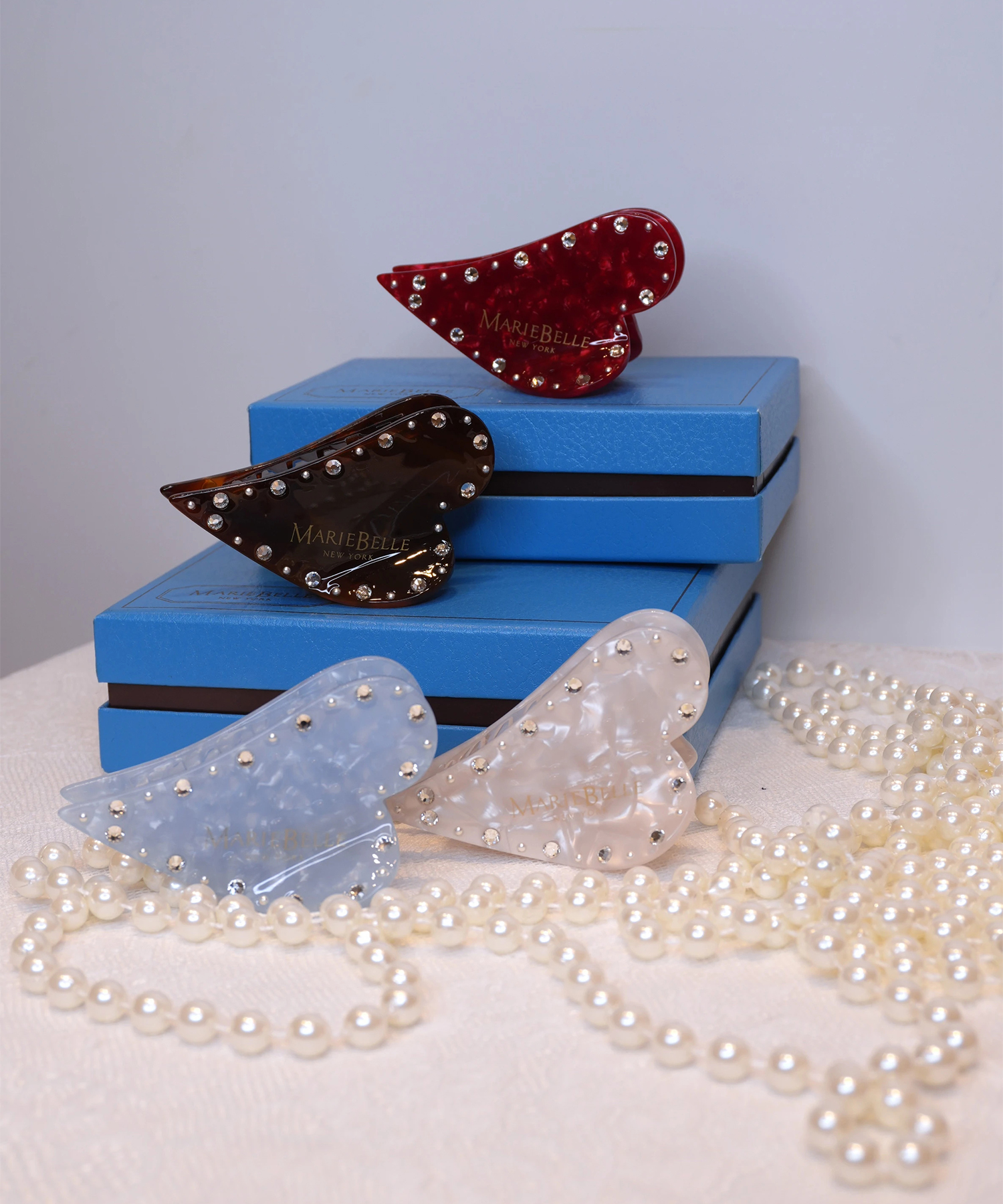 MARIEBELLEコラボ〉Heart Hair Clip | ヘッドアクセ | Rirandture（リ