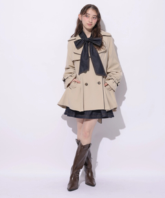 Rirandture(リランドチュール) |バックフレアミドルトレンチコート